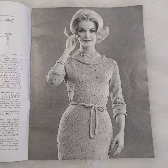 BOOK Vintage 1962 New Hand Knits volume 70, 20 patterns - Picture 6 of 16